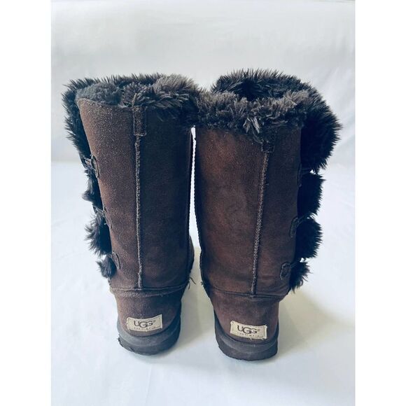 UGG Boots Bailey Buttons W6 - Picture 5 of 9